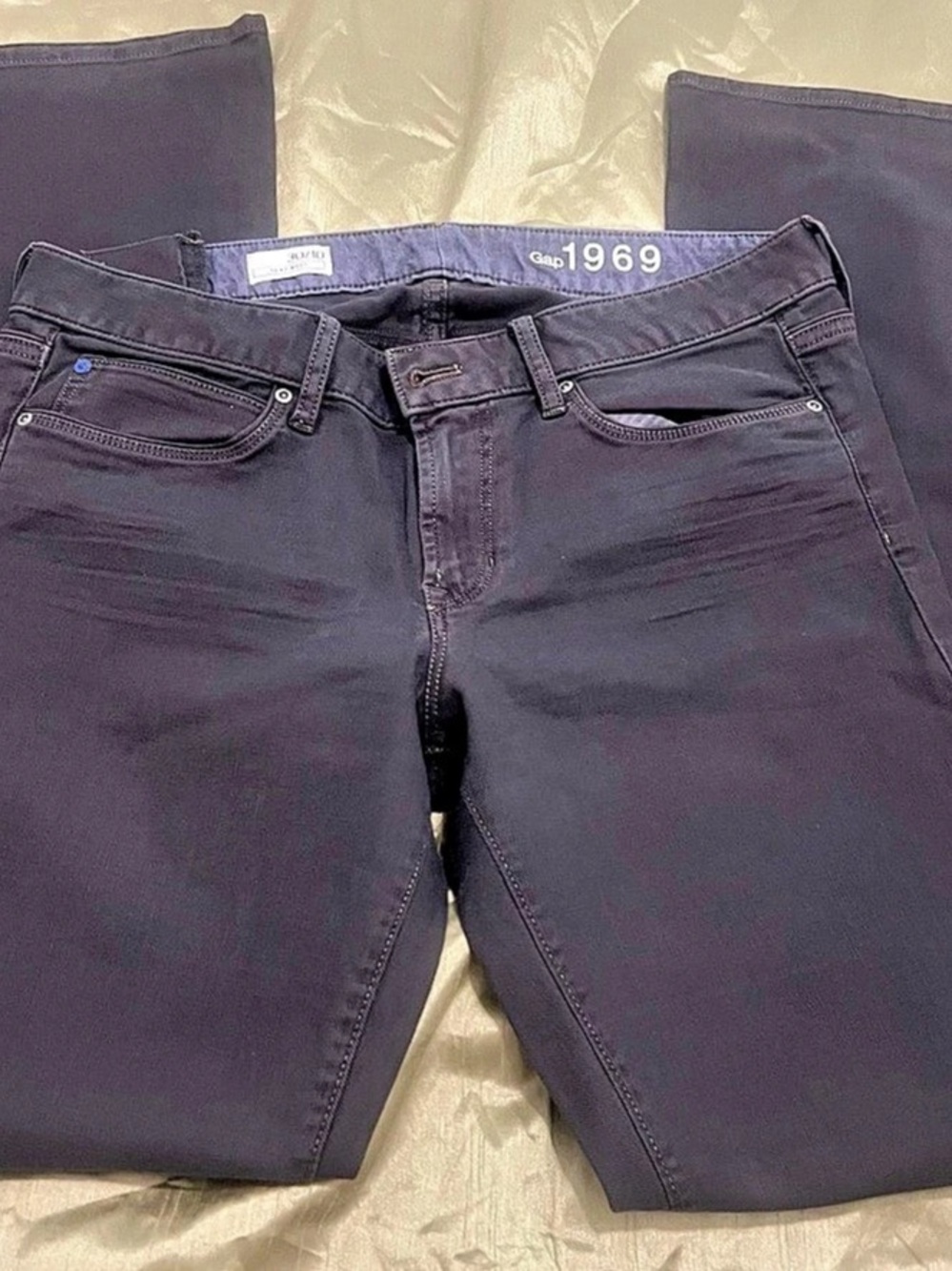 Gap 1969 Sexy Boot Jeans in Dark Grey Waist 30/10